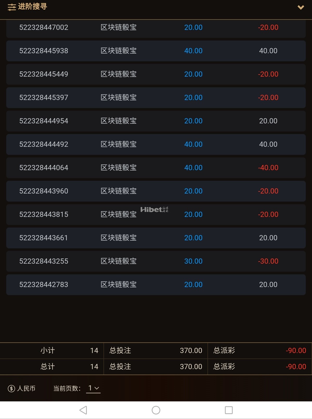 一大早输掉90元