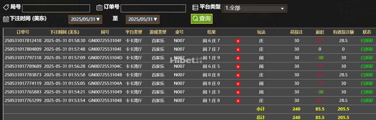 百家乐换公司再次盈利